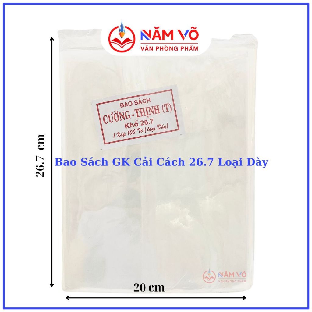 [26.7] XẤP 50 Tờ BAO SÁCH / Bọc Sách Kiếng / Bìa Kiếng / Bọc Kiếng / Bìa Bao Sách Kiếng Có Keo Cường