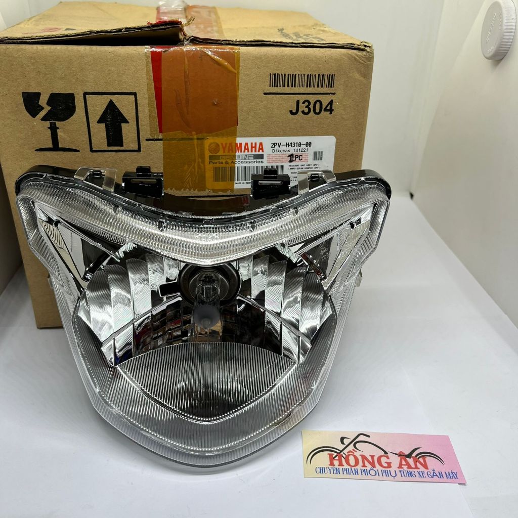 Đèn pha ( chóa đèn trước ) Exciter 150cc 2015-2018 bóng 3 chân_2PV-H4310