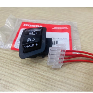  Công tắc Passing SH kèm bộ rắc nháy đèn đá passing pha cho xe Vision Blade Lead  Wave A 110 RSX 110 AB 