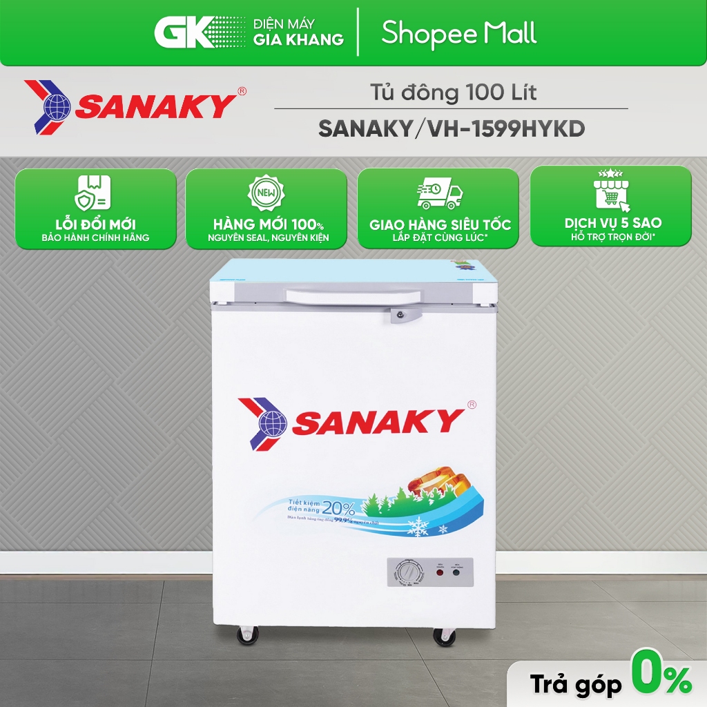 VH-1599HYKD -Tủ Đông Sanaky VH-1599HYKD [Toàn Quốc]