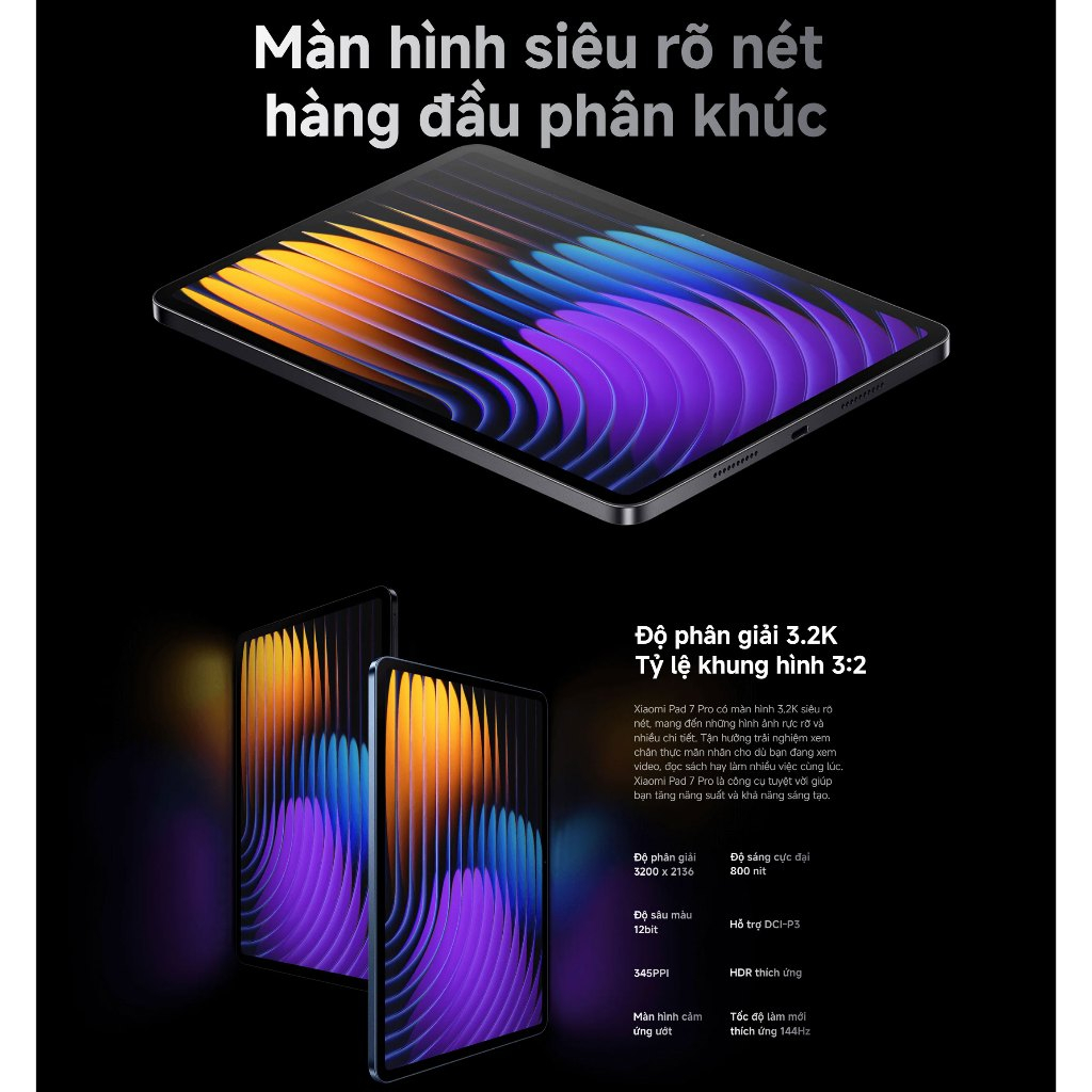 Máy Tính Bảng Xiaomi Pad 7 Pro 8GB 256GB Chính Hãng | BigBuy360 - bigbuy360.vn
