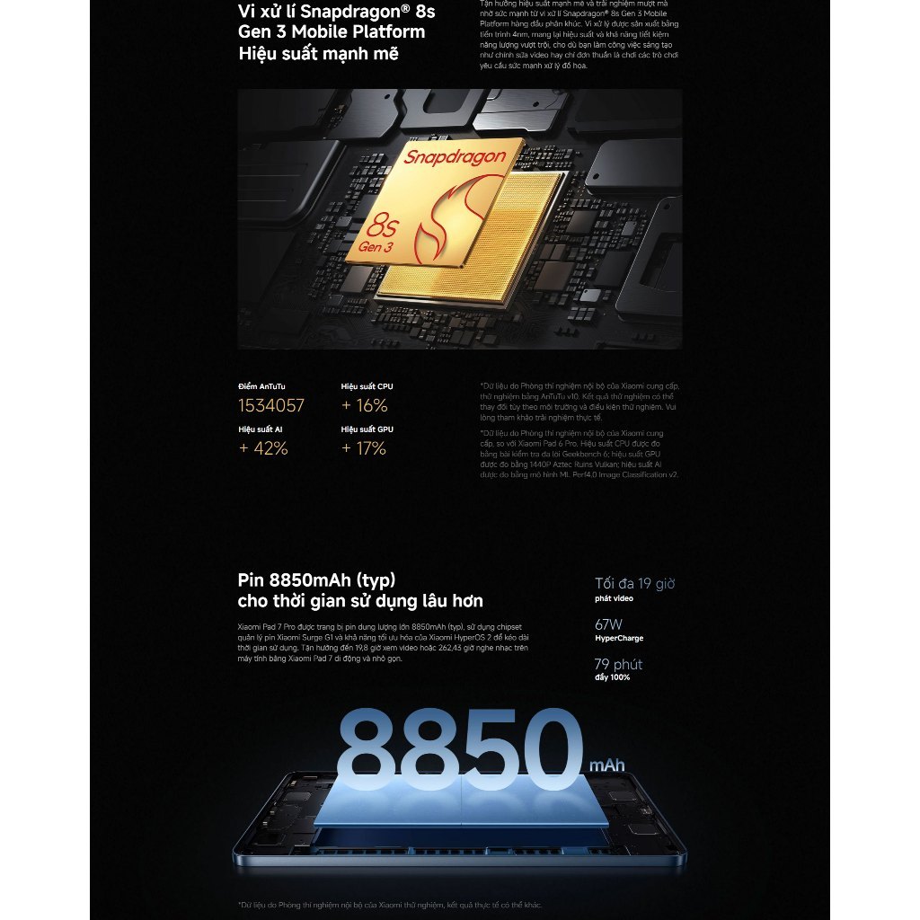 Máy Tính Bảng Xiaomi Pad 7 Pro 8GB 256GB Chính Hãng | BigBuy360 - bigbuy360.vn