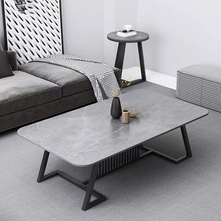 Bàn Sofa mặt đá Ceramic chống xước chống ố, màu vân đá sang trọng - BSF13