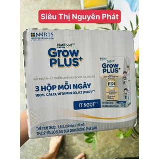   Nguyên Phát  Sữa công thức pha sẵn Grow Sweden thùng 24 hộp 110ml  Grow bạc thùng 24 hộp  