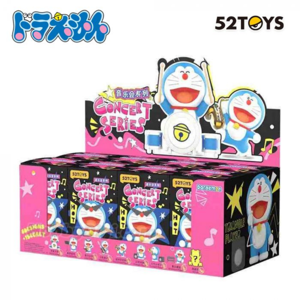 [ LẺ 1 HỘP ] Doraemon Concert Series by 52Toys – Blindbox đại nhạc hội siêu dễ thương
