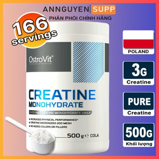 Thực Phẩm Bảo Vệ Sức Khỏe Ostrovit Creatine Monohydrate Natural 500g