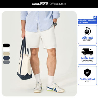 Quần short Chino nam 7inch co giãn, thấm hút tốt, quần đùi dạo phố, du lịch Coolmate