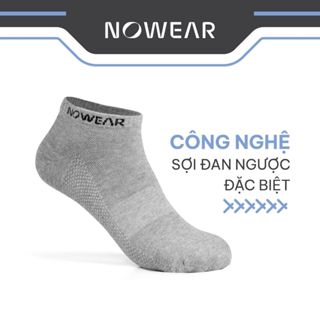 Combo 5 đôi Tất Vớ Nam Cổ Ngắn NOWEAR cao cấp - Cotton co giãn, mềm mại, kháng khuẩn phù hợp mọi thời tiết