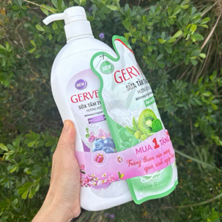   MUA 1 TẶNG 1  Sữa Tắm Sáng Da Gervenne Việt Quất Và Lan Nam Phi 900G TẶNG TÚI 450G Hương Kiwi 