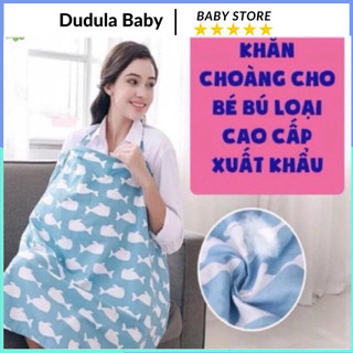  Khăn Choàng Che Bé Bú Đa Năng Cao Cấp 100% Cotton 