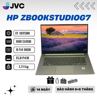 Laptop Trạm Workstation  HP ZBOOKSTUDIOG7 core i7 10750H ram 16gb ssd 512 15.6inch pin>4h liên tục
