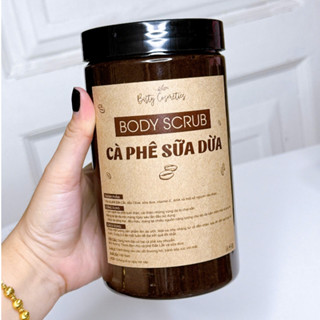 Tẩy Tế Bào Chết Body CÀ PHÊ SỮA DỪA HŨ 1KG ,Tẩy Da Chết Cà Phê Làm Sáng Da Mùi Hương Dễ Chịu