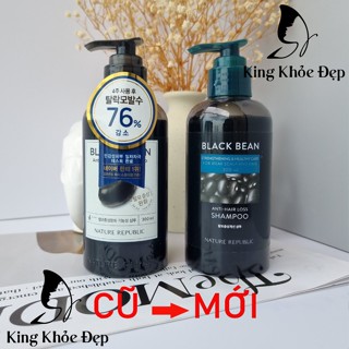  Dầu Gội Nature Republic Black Bean Anti Hair Loss Shampoo 300ml 