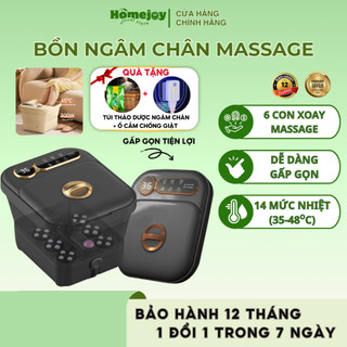  Bồn ngâm chân massage DELA BNC02 – gấp gọn tự động làm nóng chống giật an toàn thư giãn hiệu quả 