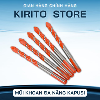   5 mũi  Mũi khoan đa năng 2 cạnh Kapusi 12mm 10mm 8mm 6mm ⚡ CAO CẤP ⚡ Phù hợp khoan nhiều bề mặt cứng 