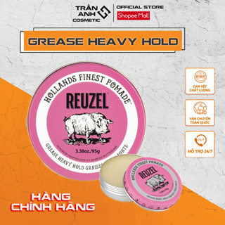  Sáp Vuốt Tóc Nam REUZEL Pink Greasy Heavy Hold Pomade Weilaiya - Sáp Vuốt Tóc Gốc Dầu Lợn Hồng 