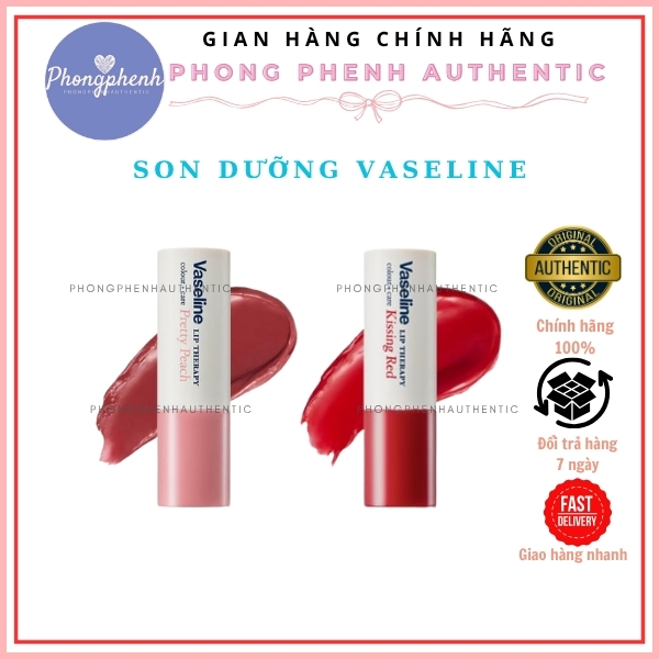 Son dưỡng có màu Vaseline lip Therapy colour stick 4.2g (đủ bill) - PHỒNG PHỀNH