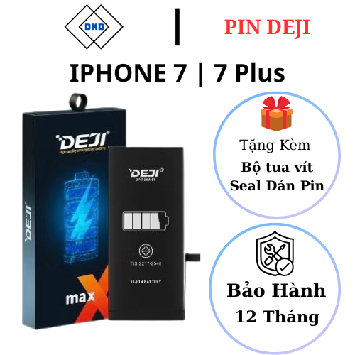 Pin Deji - Dung Lượng Cao Và Chuẩn Cho iPhone 7 | 7 Plus