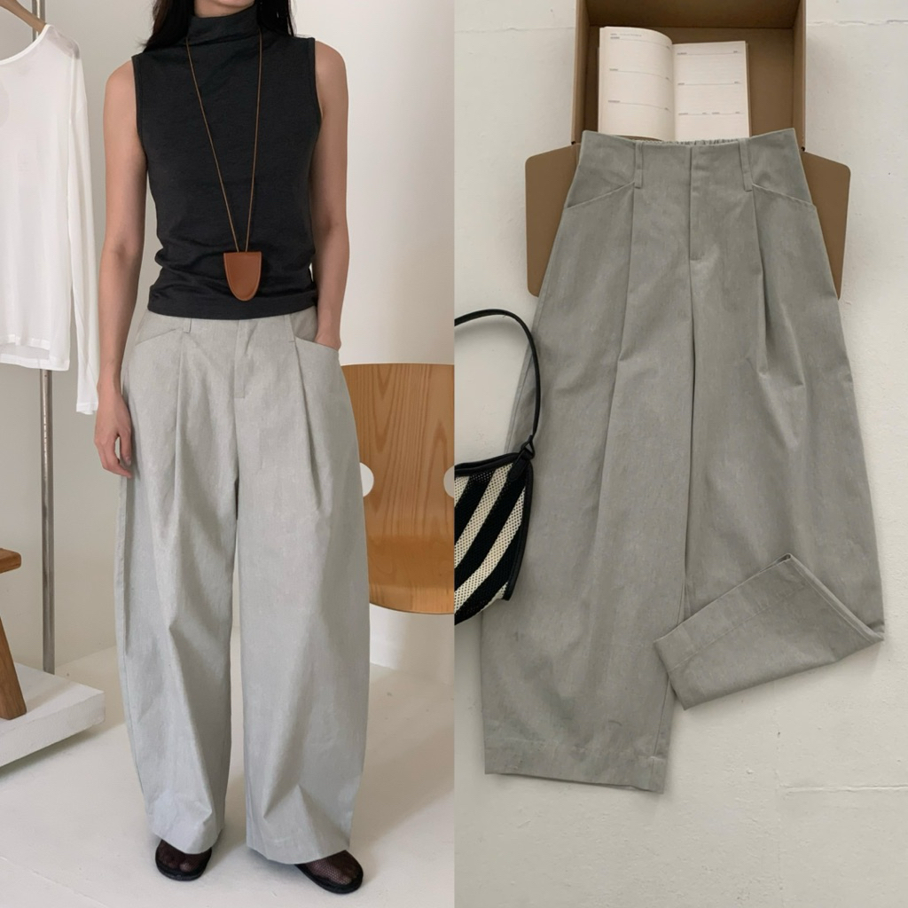 NUTCLOSET - Quần ống boom cạp chun sau 1152_Q0655