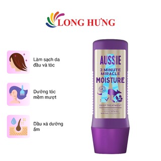 Dầu xả dưỡng ẩm Aussie 3 Minute Miracle Moisture Deep Treatment (225ml)