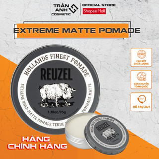 Sáp Vuốt Tóc Reuzel Extreme Hold Matte Pomade gốc nước phù hợp mọi kiểu tóc
