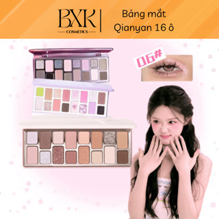 [FULL MÀU] Bảng Phấn Mắt Qianyan Cheeryep Natural Color Starring 16 Ô, Tone Màu Đa Dạng, Nhũ Lì BXK