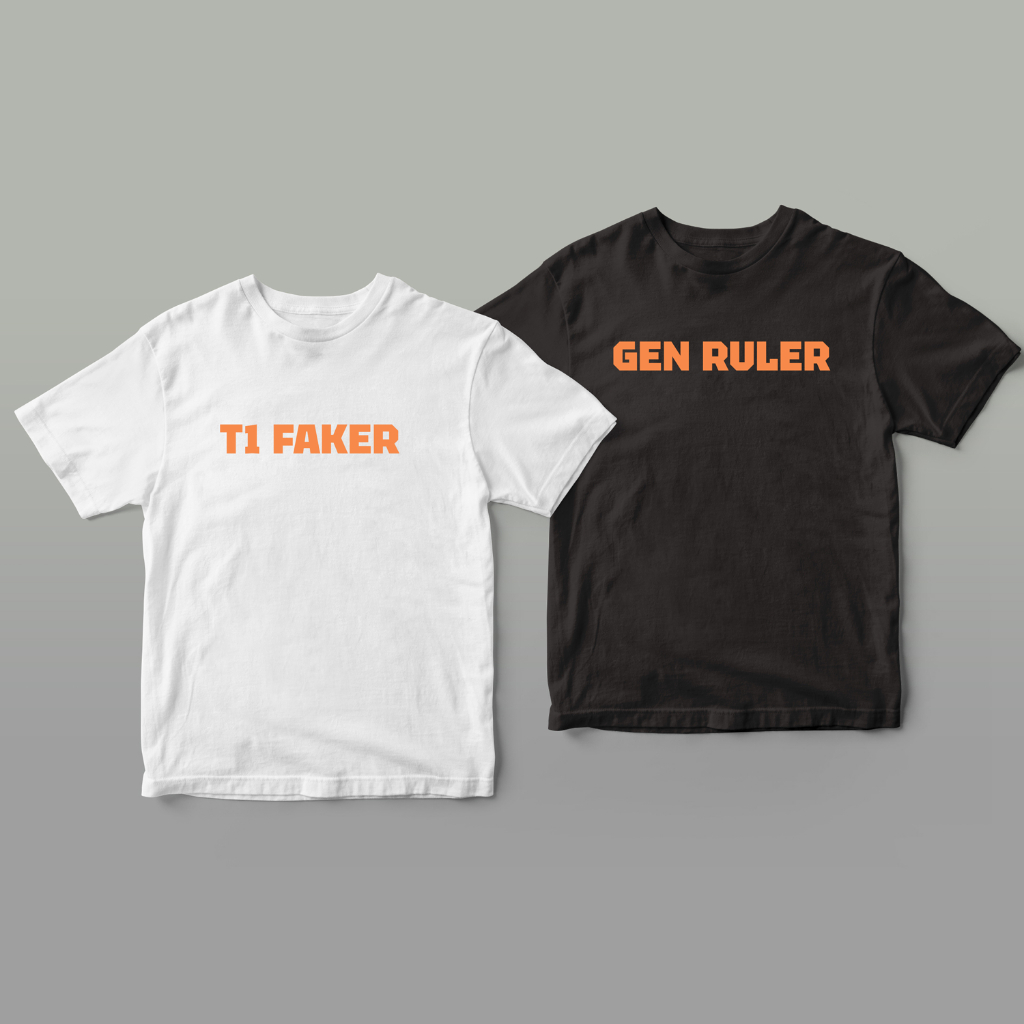 Áo đôi T1 Faker GEN Ruler 🐧