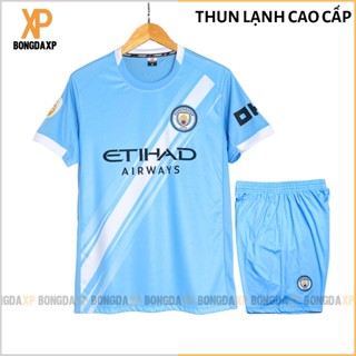 Quần Áo Đá Bóng Manchester City 2025, Đồ Đá Banh Vải Thun Lạnh Cao Cấp