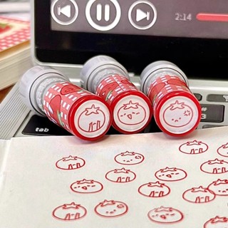  🍅 Con dấu mini hình cà chua dễ thương – Phụ kiện đánh dấu & trang trí sổ tay DIY 