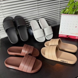 Dép quai ngang nam nữ có hạt nhựa mát xa mang êm chân, quai đúc liền với đế size 35 đến size 42 - [DH373]