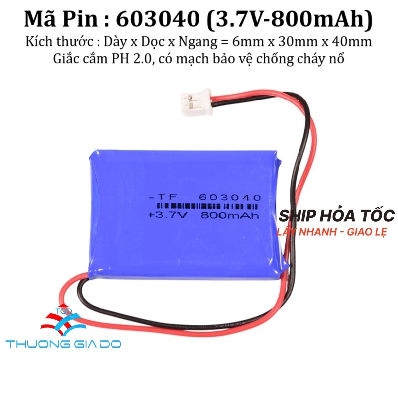Pin sạc dành cho đồ chơi ô tô điều khiển, RC