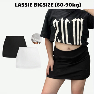 [CHẤT LƯỢNG TỐT] Chân váy chữ A Bigsize chất dày (trắng và đen) đứng form có lót bên trong - UMIE SKIRT