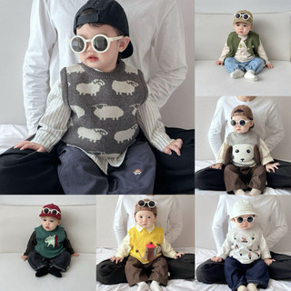 (Sẵn ship ngay) Áo ghile Len Cho bé có size nhí QCCC