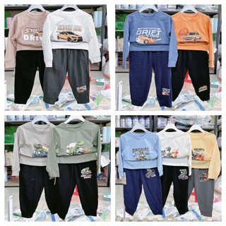  Bộ dài tay bé trai cotton mỏng Dokma 2-6Y DB3295 DB3290 