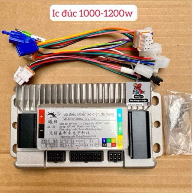 Ic đúc 1200w-1500w XIRI 48v/60/72v xe điện đã chỉnh max tua