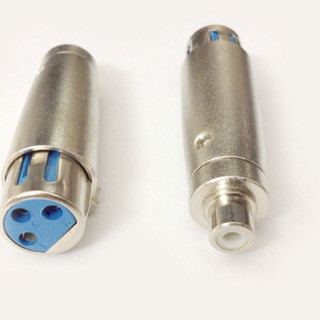 COMBO 2 RẮC CANON ĐỰC -CÁI -Jack chuyển Canon Cái ra (AV) | Jack chuyển Hoa Sen ra Canon Đực