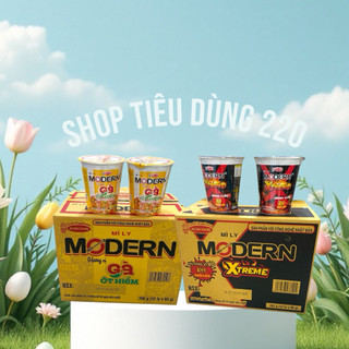  Mì Modern Bò Gà Cay Ớt Hiểm Combo 12 Ly 