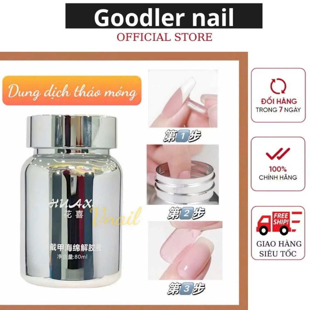 Dung dịch  hỗ trợ tháo móng úp nhà Huaxi