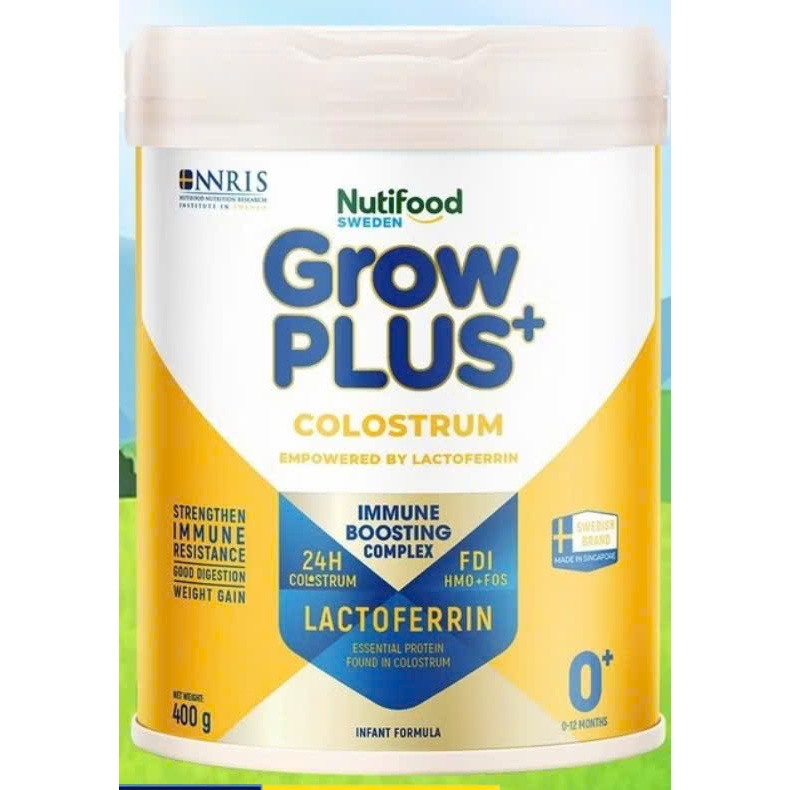 Sữa Bột Nutifood GrowPLUS+ Colostrum Lactoferrin 0+ 800g