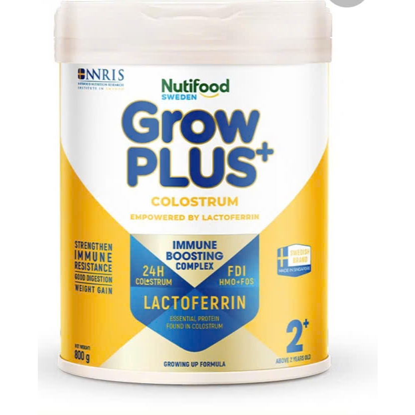 Sữa Bột Nutifood GrowPLUS+ Colostrum Lactoferrin 2+ 800g
