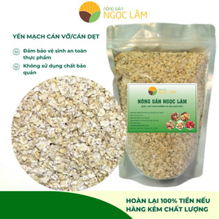 Yến mạch nhập khẩu, yến mạch uni cán vỡ, cán dẹt