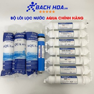 Bộ lõi lọc nước AQUA Chính hãng sử dụng tất cả máy lọc nước Kangaroo, Karofi, Sunhouse, Aqua,…