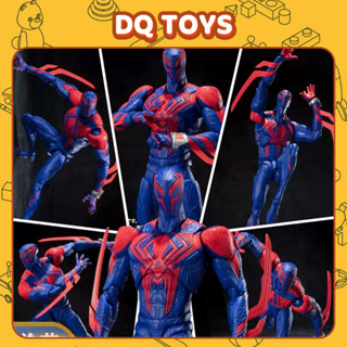  Mô hình Người Nhện 2099 SPIDER MAN khớp Avenger PS4 Miles Morales Gwen Stacy Spider Verse Iron Spider Girl SHF DQ TOYS 