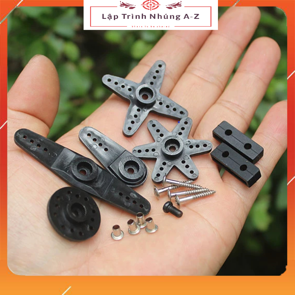[Lập Trình Nhúng A-Z][G80] Phụ Kiện Servo Bằng Nhựa MG995 MG995R MG996 MG996R