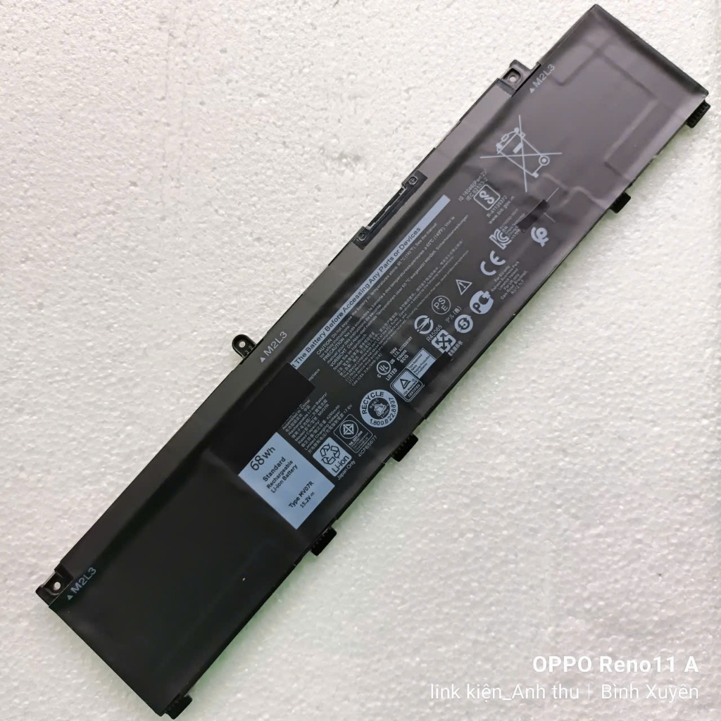 Pin sạc Dell G3 G5 Series 3590 / 3500 / 3700 / 3790 5000 / 5500 / 5505 P89F – Mã MV07R – 68Wh