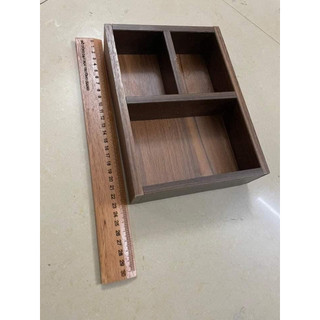 Khay đựng phấn gỗ tự nhiên