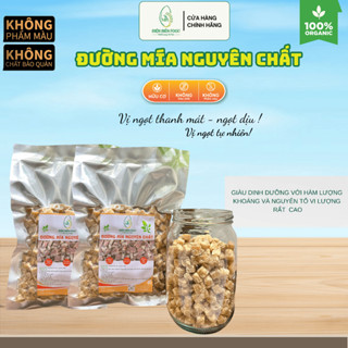 Đường mía Thô Nguyên Chất hữu cơ organic viên nhỏ dễ sử dụng - Điện Biên
