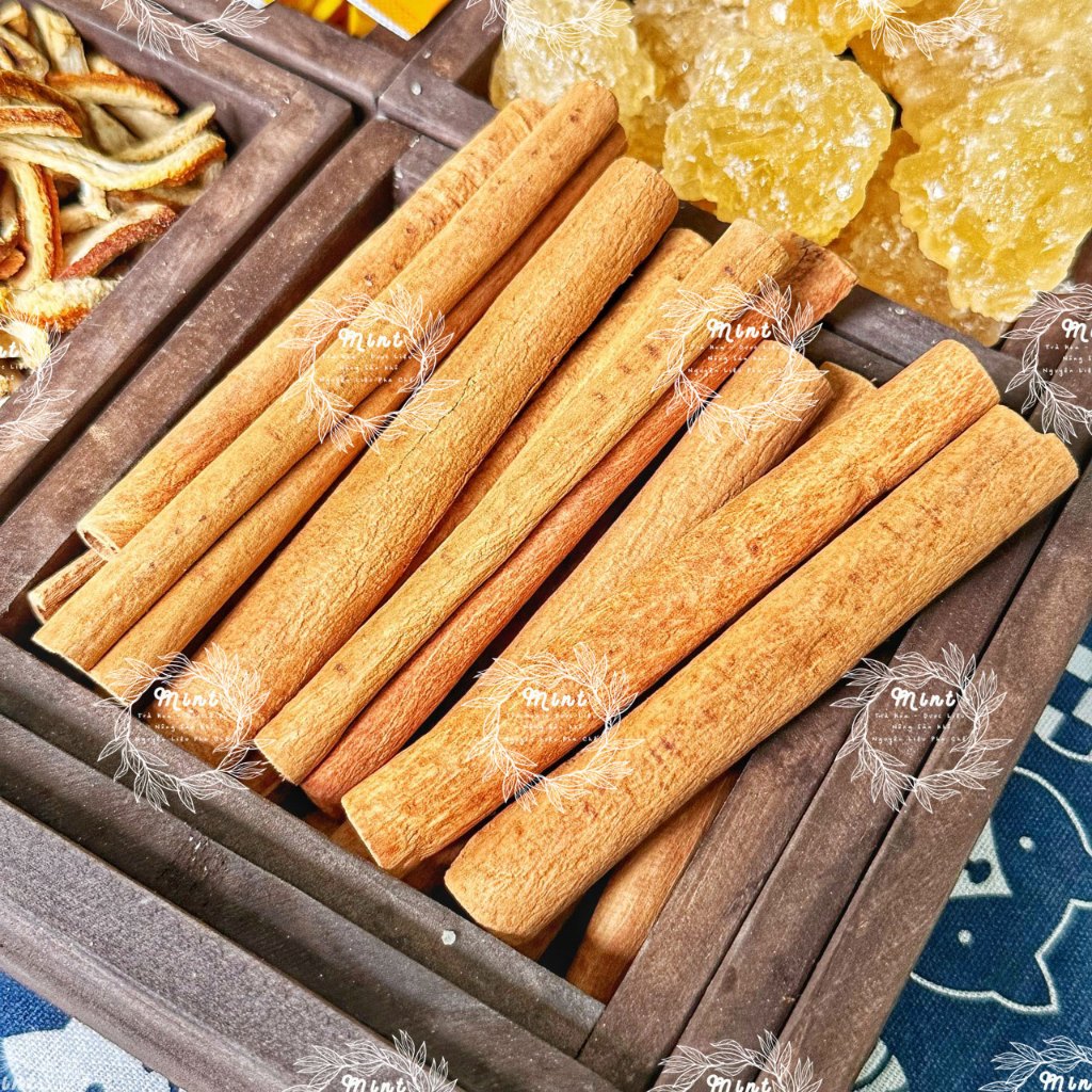 Thanh Quế Sấy Khô Cắt Khúc 10Cm (Quế Khâu, Quế Thanh Cạo Vỏ, Thanh Quế Đã Cạo Sạch Vỏ, Dried Cinnamo