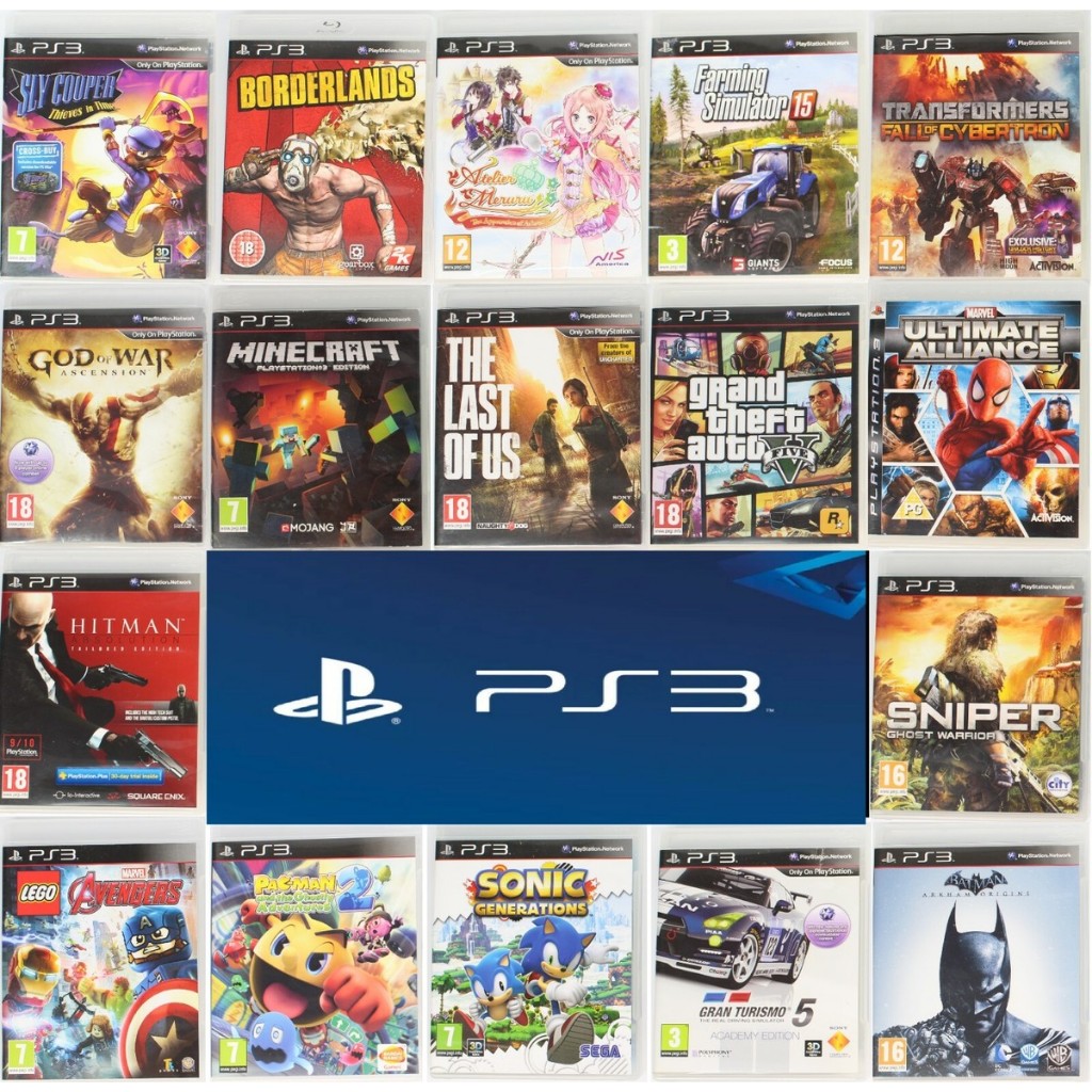 Tuyển Tập Đĩa Game PS3 (2nd) List 3 - Chính Hãng Sony - Hoạt động tốt.