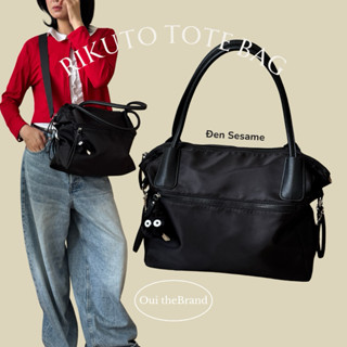 [ Tặng Susuwatari ] Rikuto りくと Tote Bag - Túi Tote Dù Phối Da RIKUTO ( Ouithebrand )